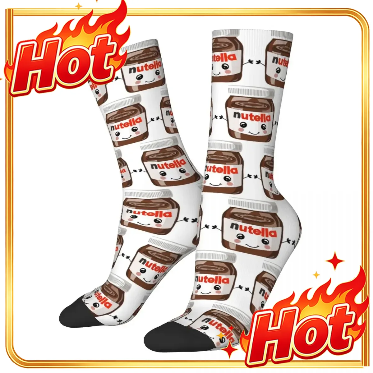 Men Accessories All - Nutella Cutie Socks Harajuku Super Soft