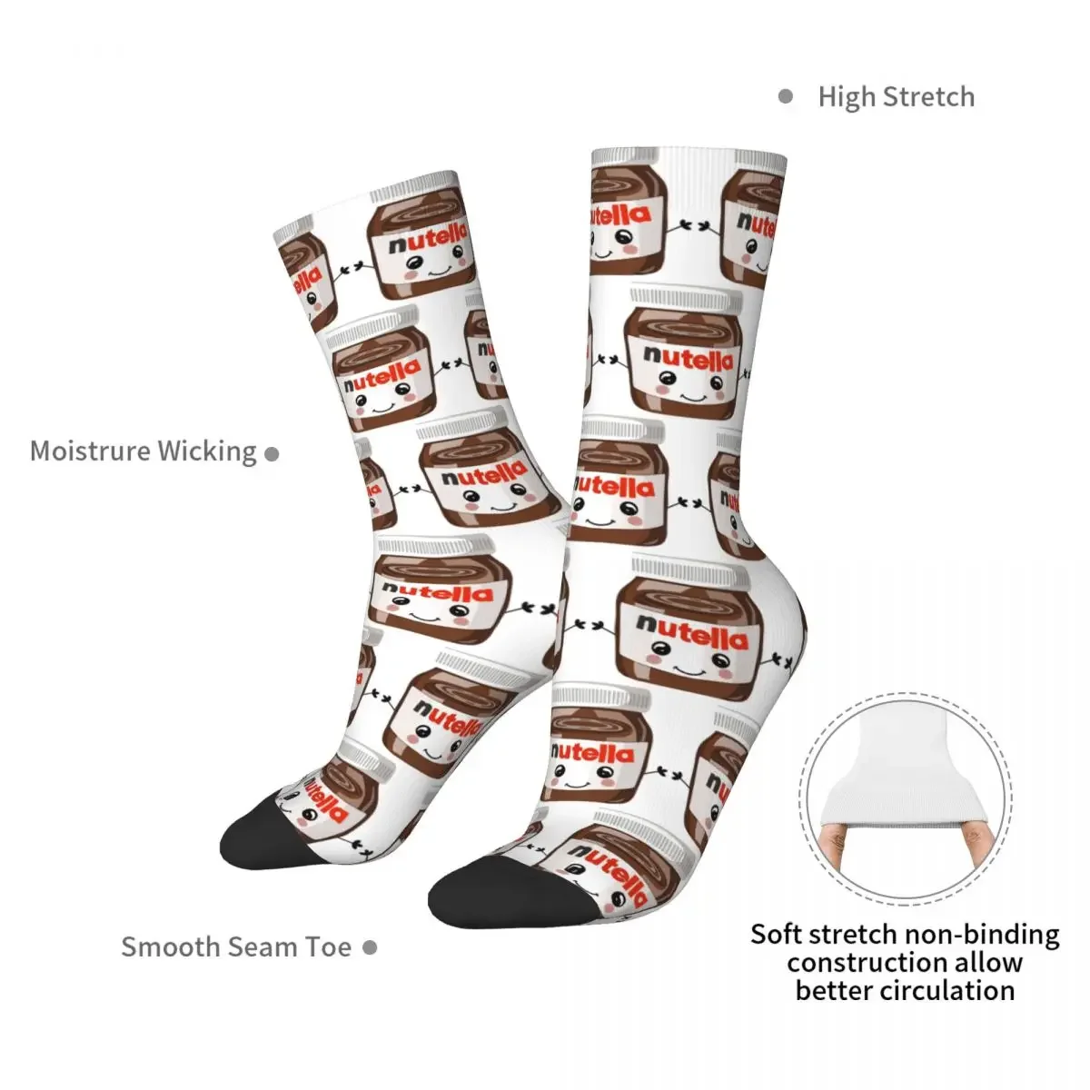 Nutella Cutie Socks Harajuku S - Men Accessories All ulasan dan harga