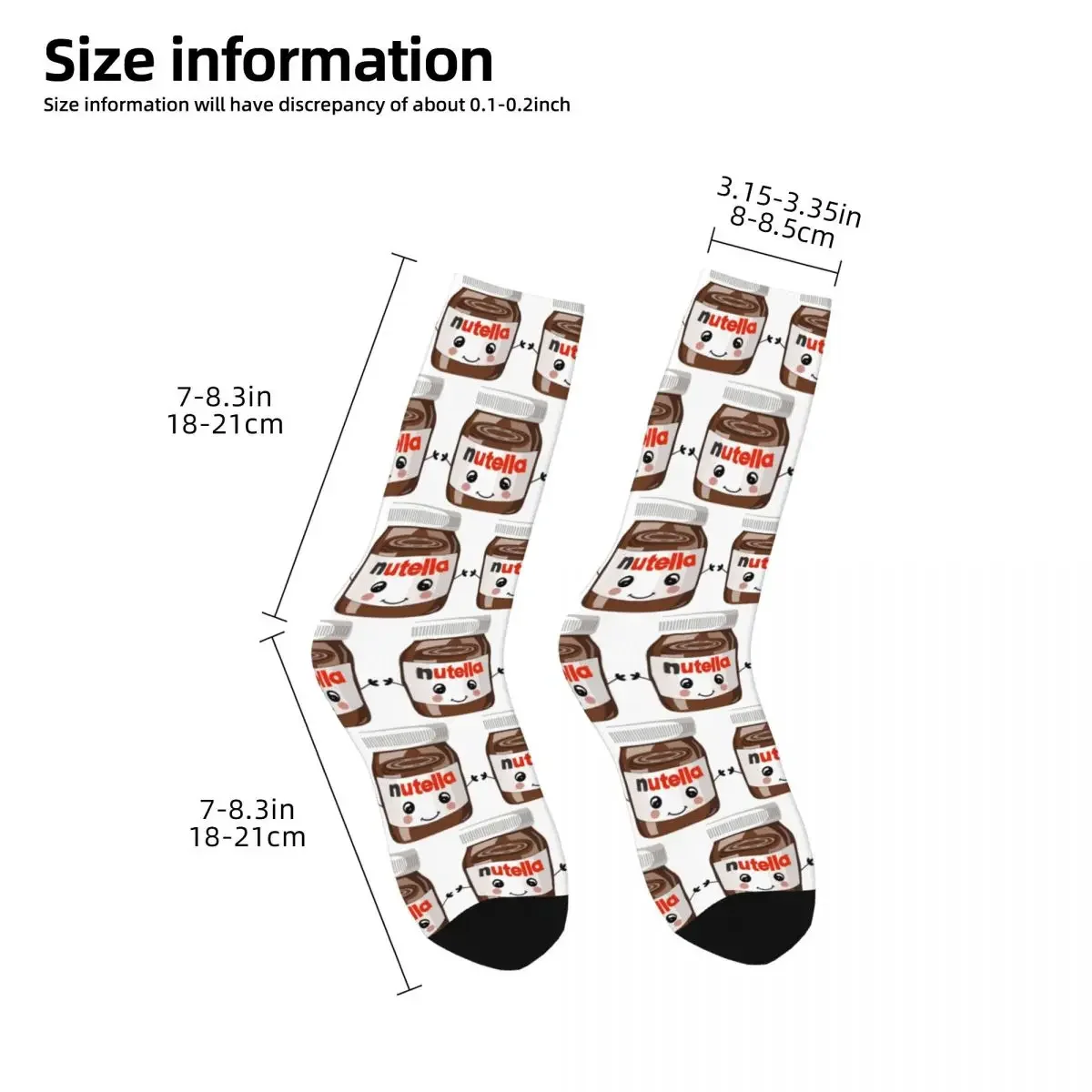 Nutella Cutie Socks Harajuku S - Men Accessories All ulasan dan harga