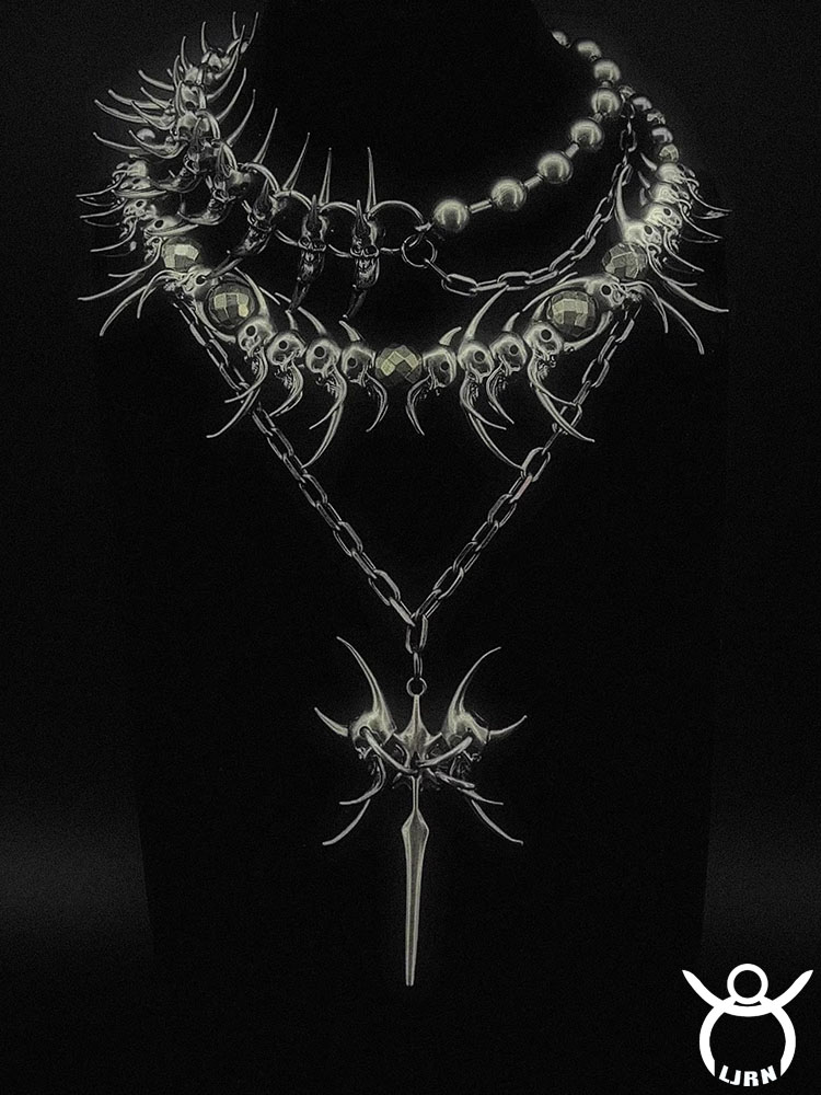 2025 New Punk Necklace Silver  - Men Accessories Neck Chain ulasan dan harga